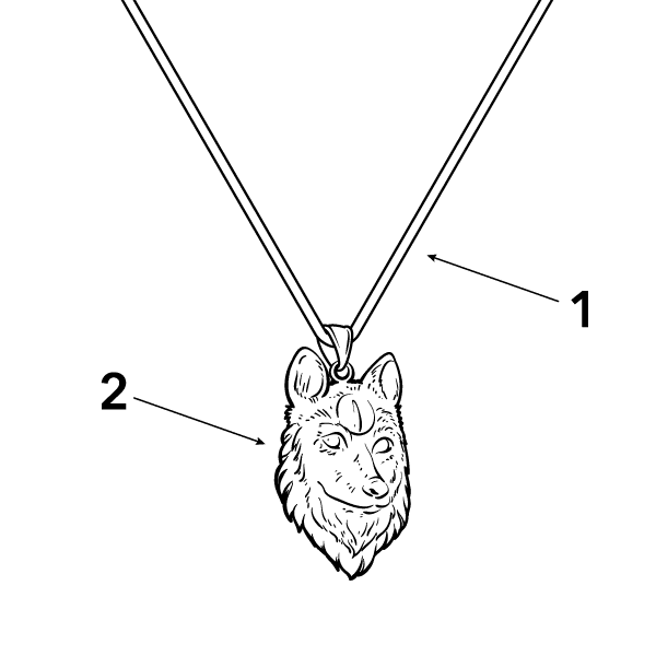 product image: Lánc medállal