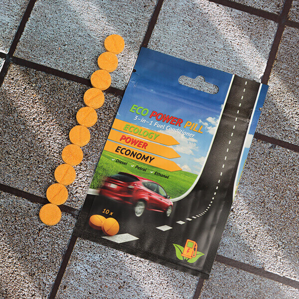 product image: Tabletták az üzemanyag finomításához és megtakarítására