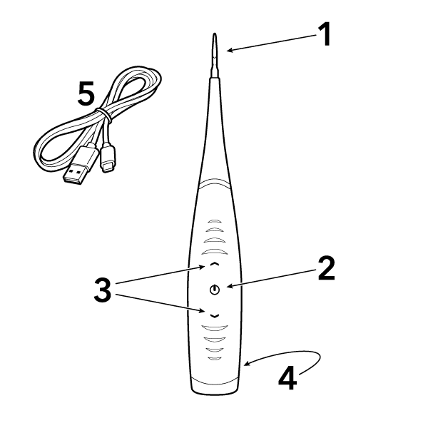 product image: Ultrahangos fogtisztító eszköz