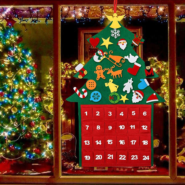 product image: Adventi karácsonyfa 24 díszítéssel
