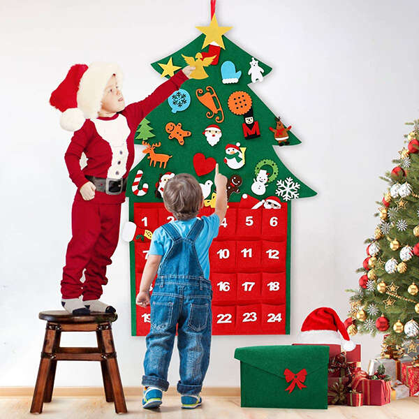 product image: Adventi karácsonyfa 24 díszítéssel